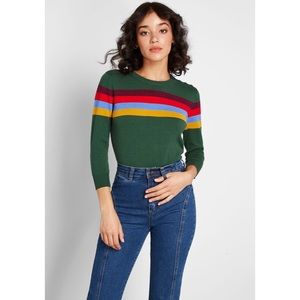Modcloth Charter School Pullover Sweater - Stripe